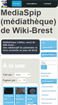 Mobile Screenshot of mediaspip.wiki-brest.net